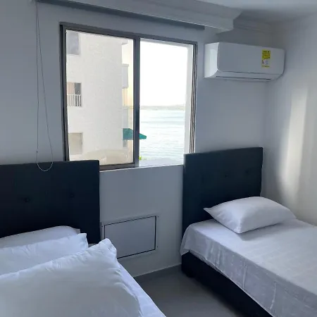 Hermoso Apartamento, Con Vista Al Mar, En De Indias, Dos Cuartos Apartamento